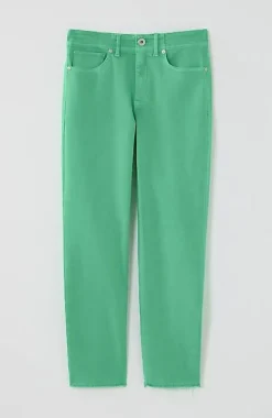 High-Rise Fringe-Hem Crops | Jjill