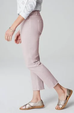 High-Rise Fringe-Hem Crops | Jjill