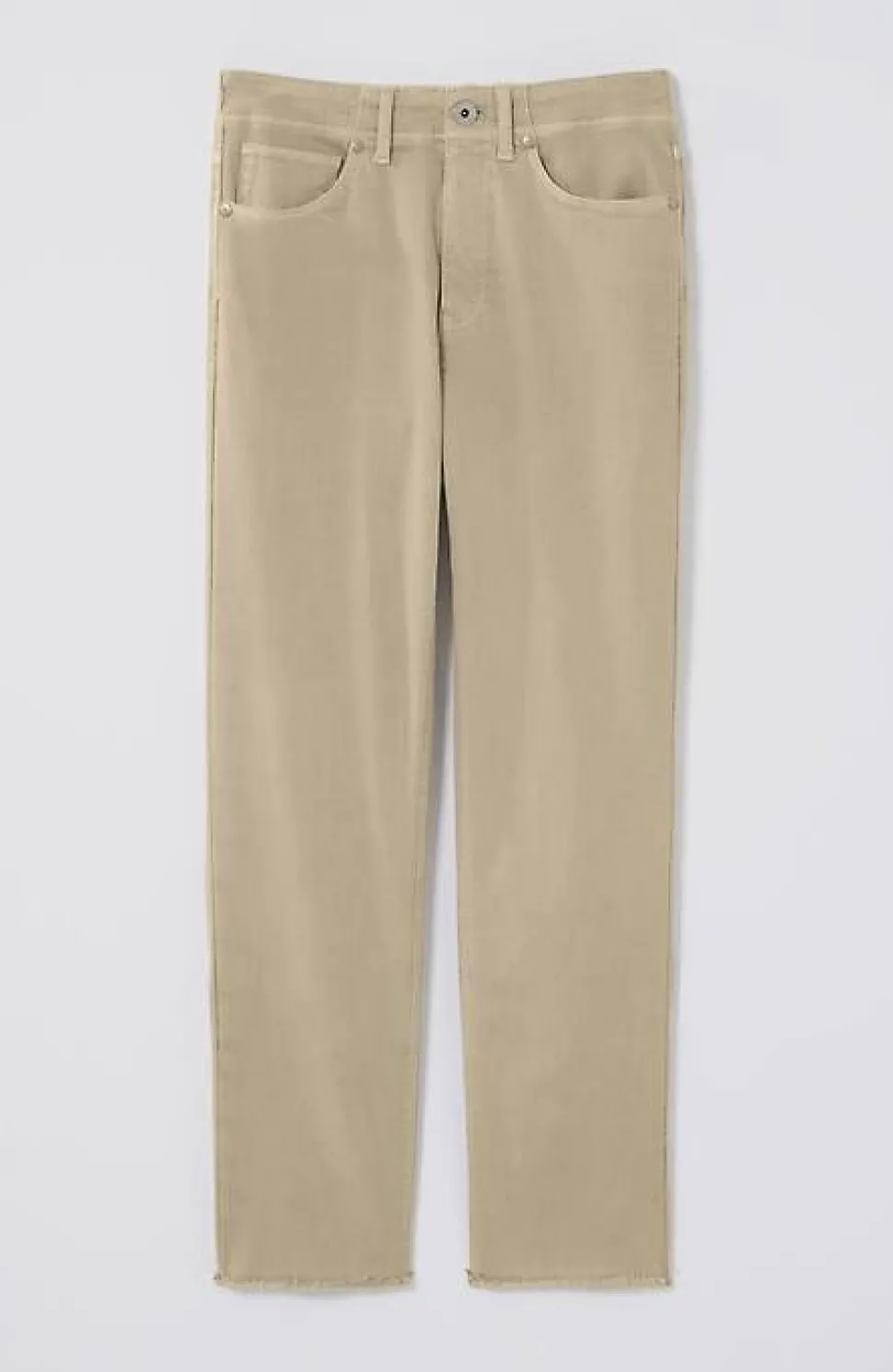 High-Rise Fringe-Hem Crops | Jjill