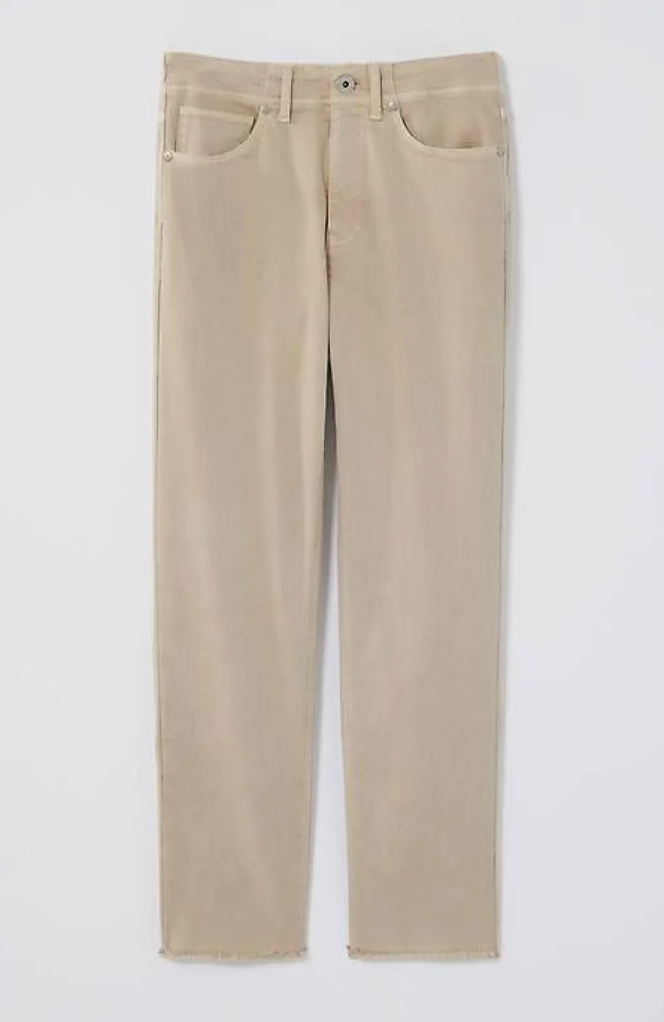 High-Rise Fringe-Hem Crops | Jjill