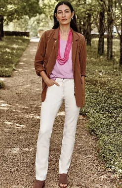 High-Rise Straight-Leg Jeans | Jjill