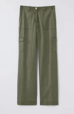 High-Rise Wide-Leg Cargo Pants | Jjill