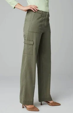 High-Rise Wide-Leg Cargo Pants | Jjill