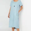 Indigo High-Low Dress | Jjill