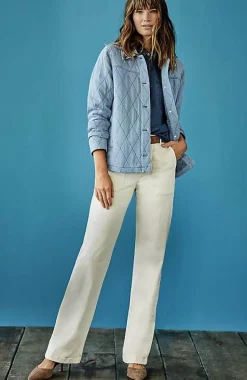 Indigo Quilted Jacket | Jjill