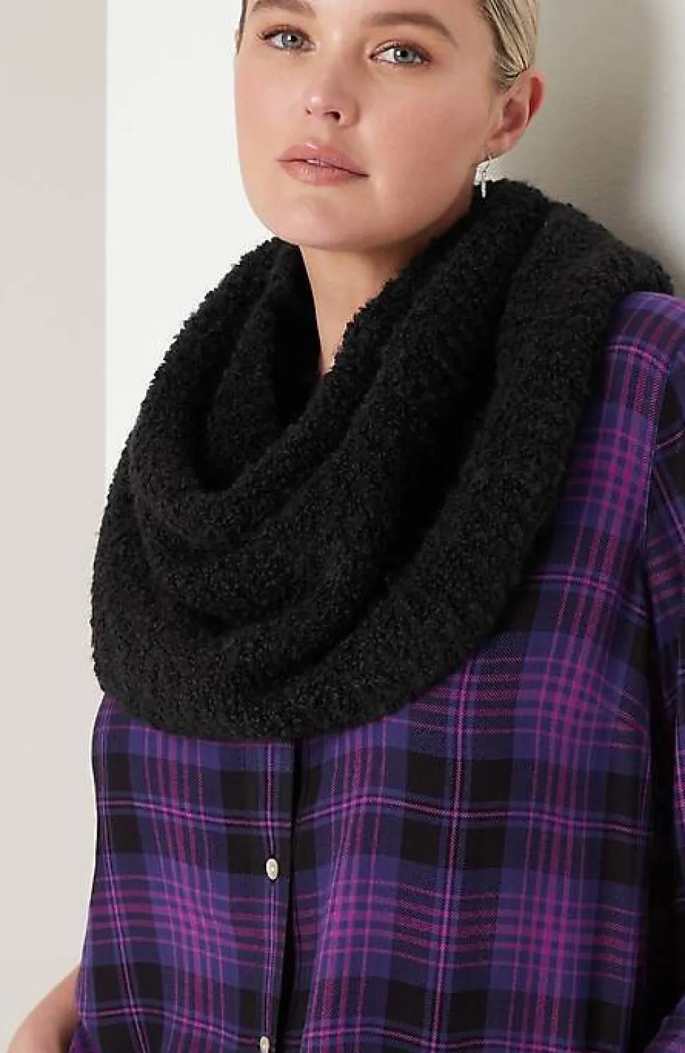 Italian Boucle Infinity Loop Scarf | Jjill
