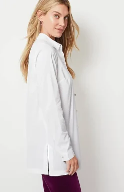 Jeweled-Button Tunic | Jjill