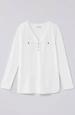 Knit Patch-Pocket Camp Shirt | Jjill