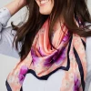 Layered Floral Square Scarf | Jjill