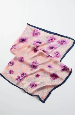 Layered Floral Square Scarf | Jjill