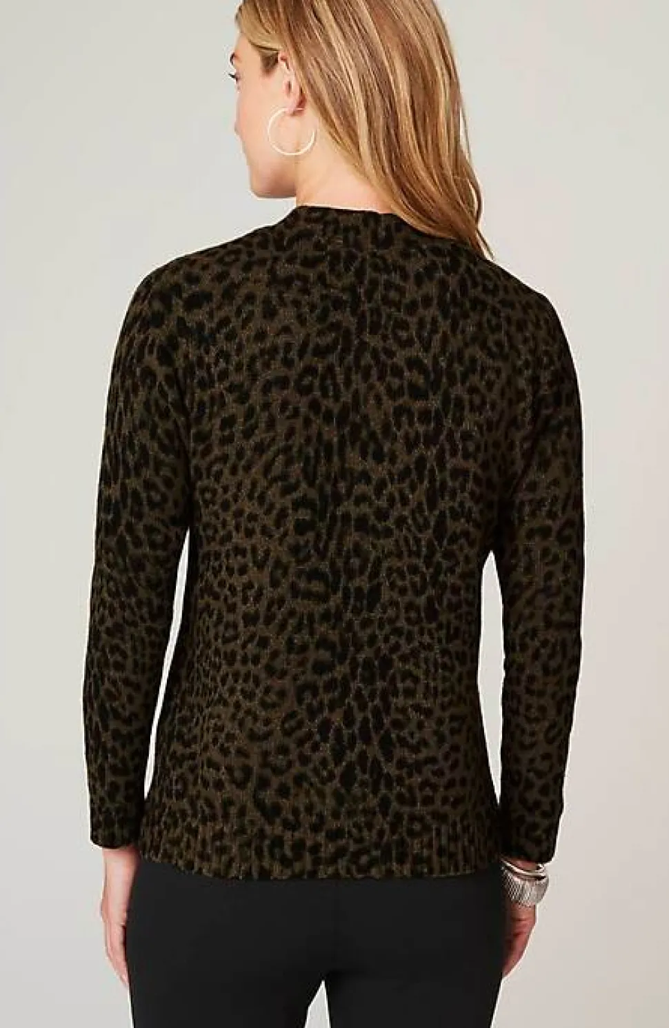 Leopard-Printed Cardi | Jjill