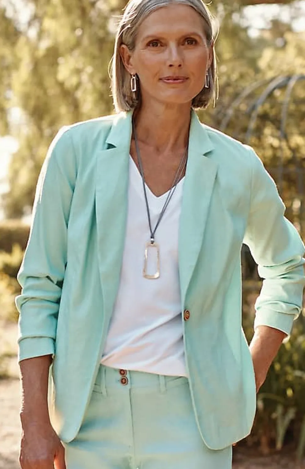 Linen Blazer | Jjill