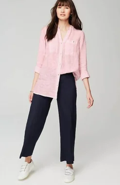 Linen Garment-Dyed Tunic | Jjill