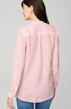 Linen Garment-Dyed Tunic | Jjill