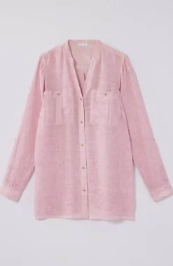 Linen Garment-Dyed Tunic | Jjill