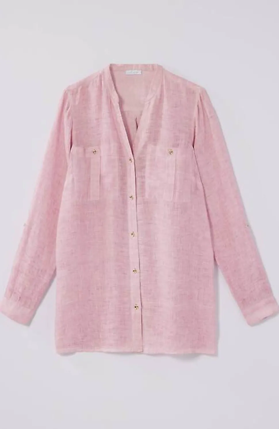 Linen Garment-Dyed Tunic | Jjill