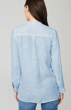 Linen Garment-Dyed Tunic | Jjill