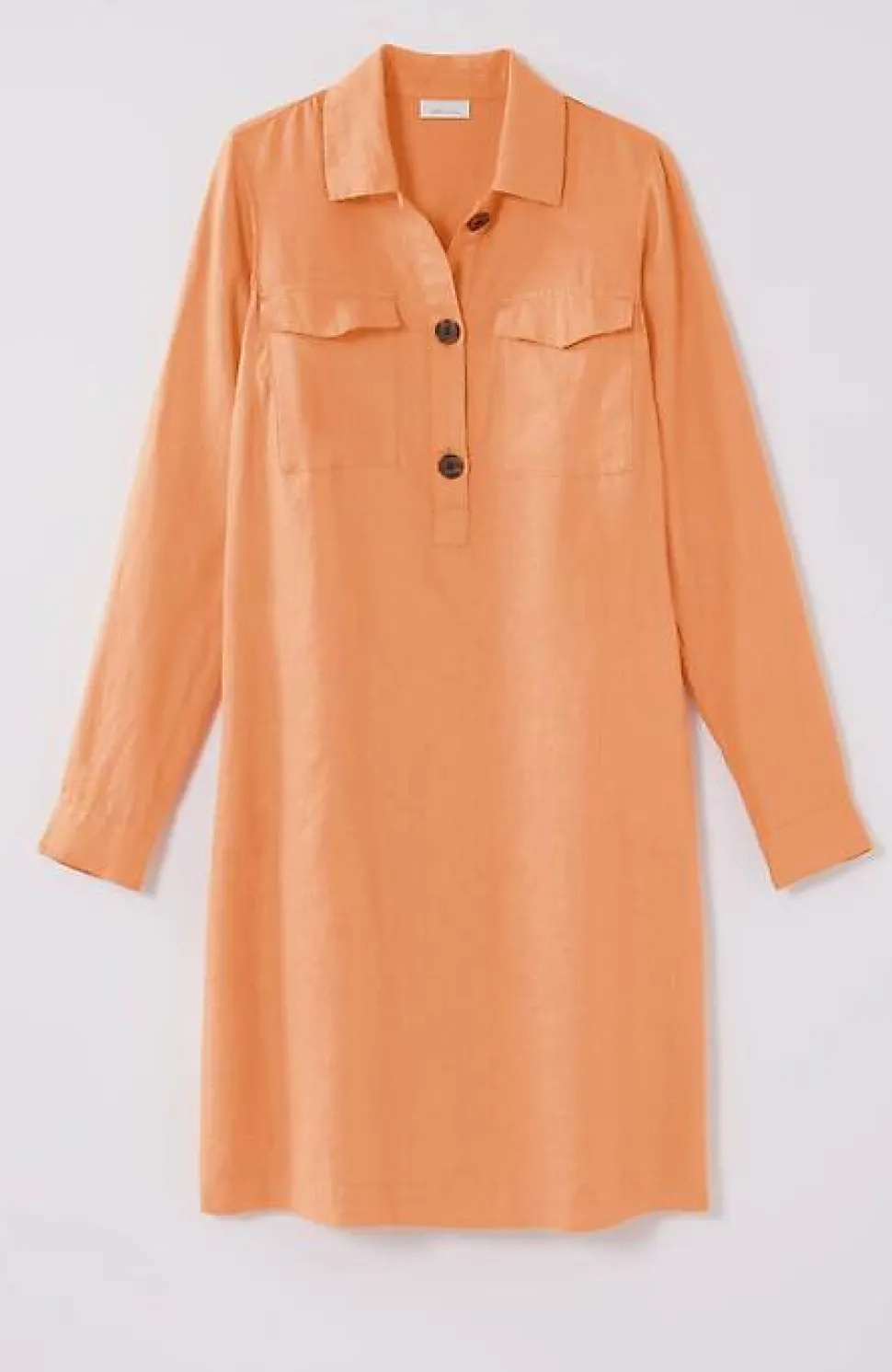 Linen Popover Shirtdress | Jjill