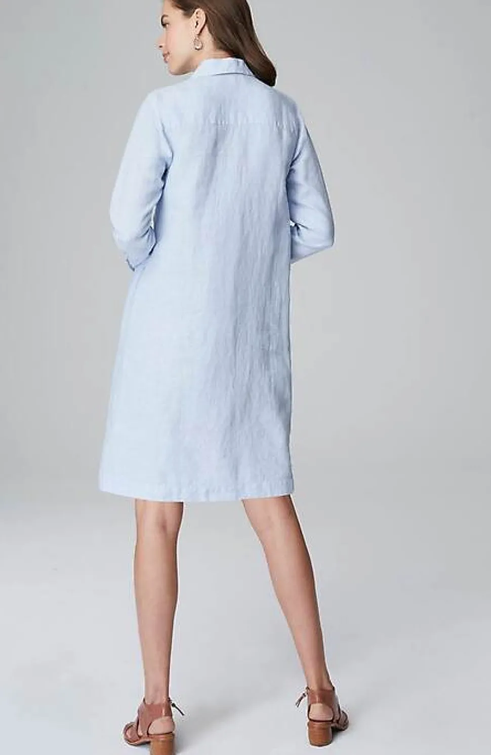 Linen Popover Shirtdress | Jjill