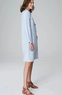 Linen Popover Shirtdress | Jjill