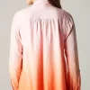 Linen Tab-Sleeve A-Line Shirt | Jjill
