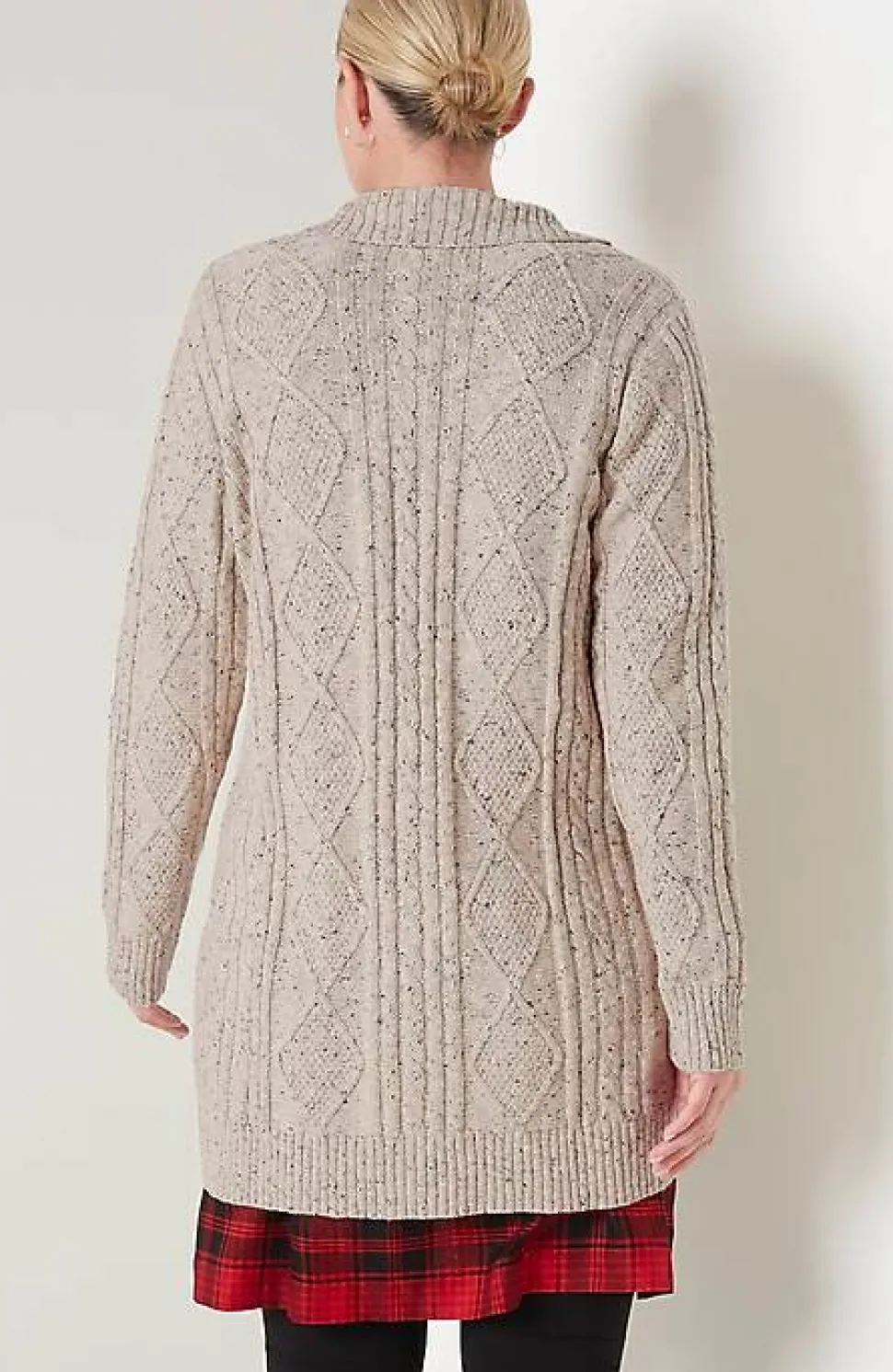 Long Cabled Cardi | Jjill