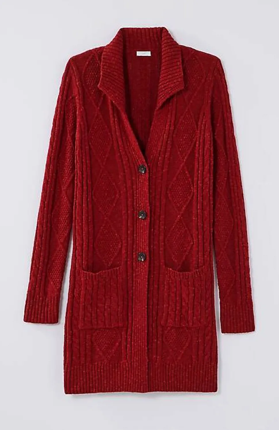 Long Cabled Cardi | Jjill