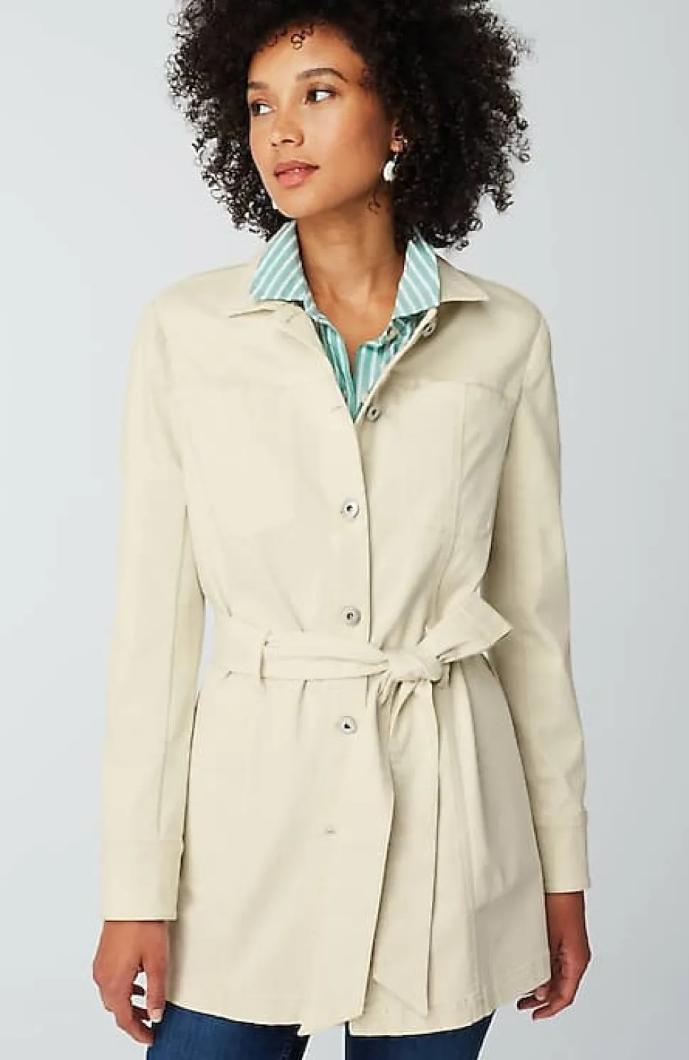 Long Modern Utility Jacket | Jjill