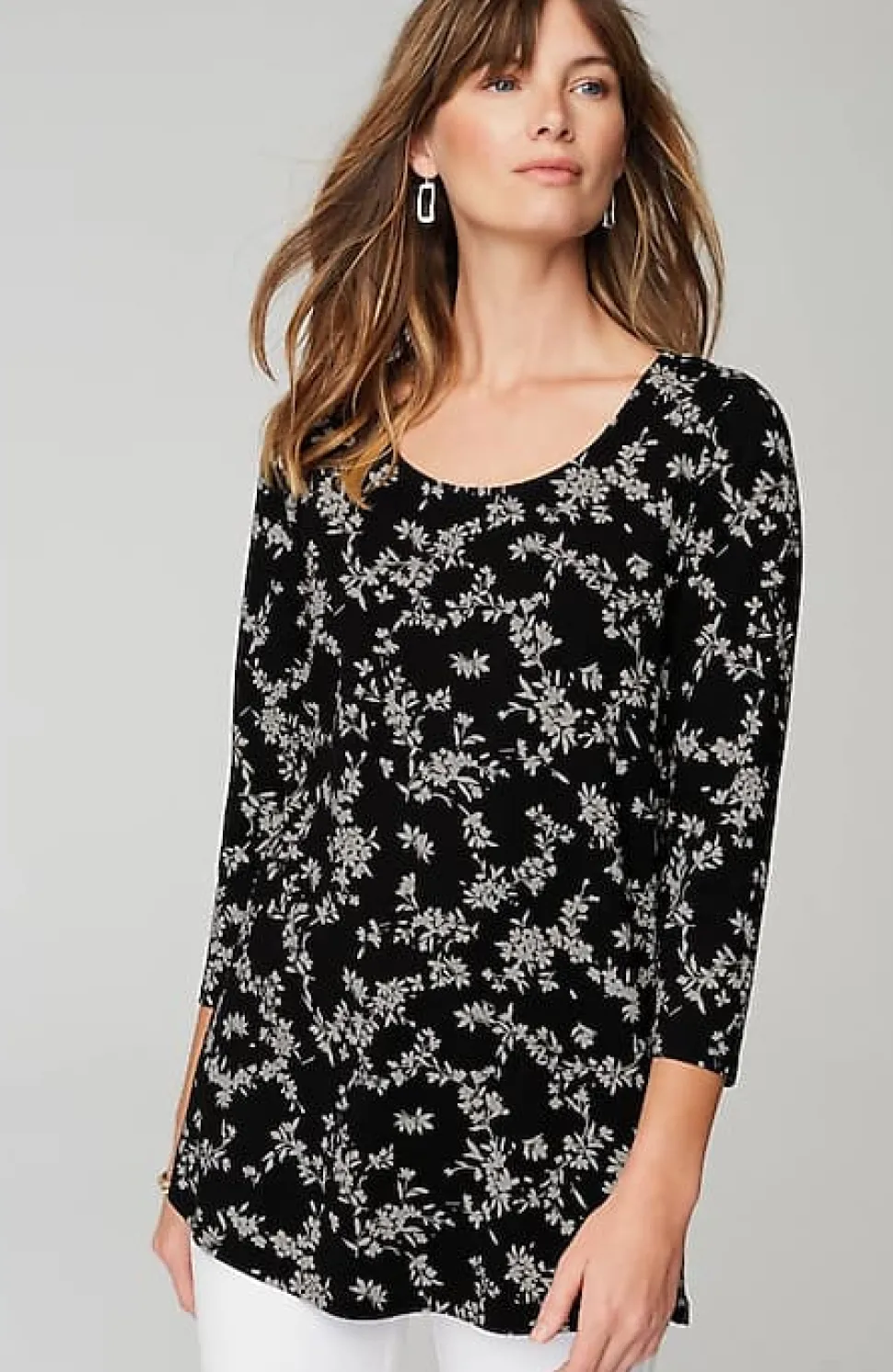 Luxe Supima® A-Line Tunic | Jjill