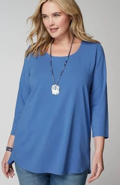 Luxe Supima® A-Line Tunic | Jjill