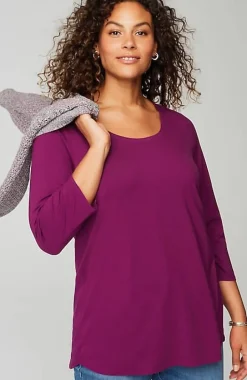 Luxe Supima® A-Line Tunic | Jjill