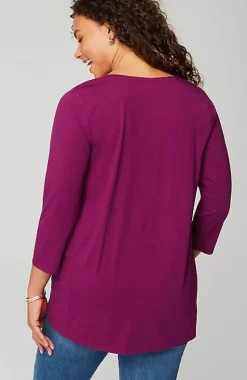 Luxe Supima® A-Line Tunic | Jjill