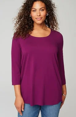 Luxe Supima® A-Line Tunic | Jjill