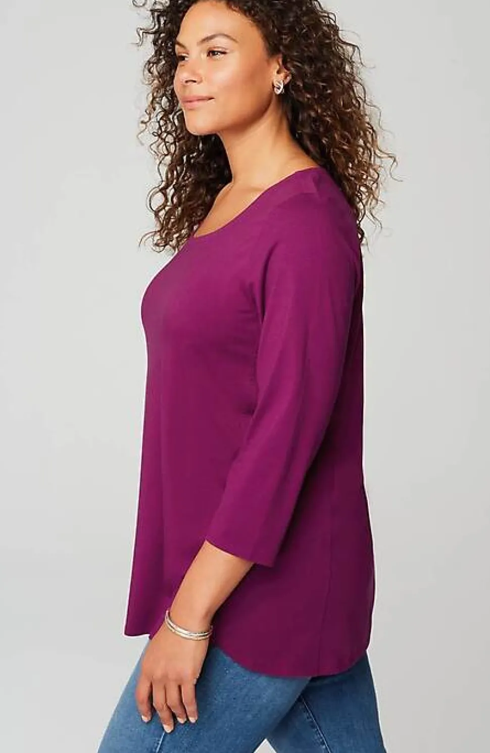 Luxe Supima® A-Line Tunic | Jjill