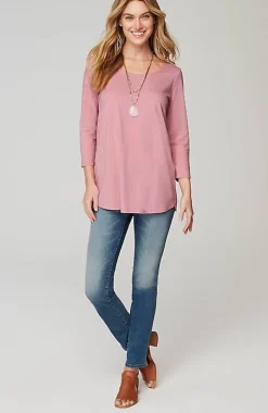 Luxe Supima® A-Line Tunic | Jjill