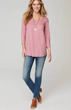 Luxe Supima® A-Line Tunic | Jjill