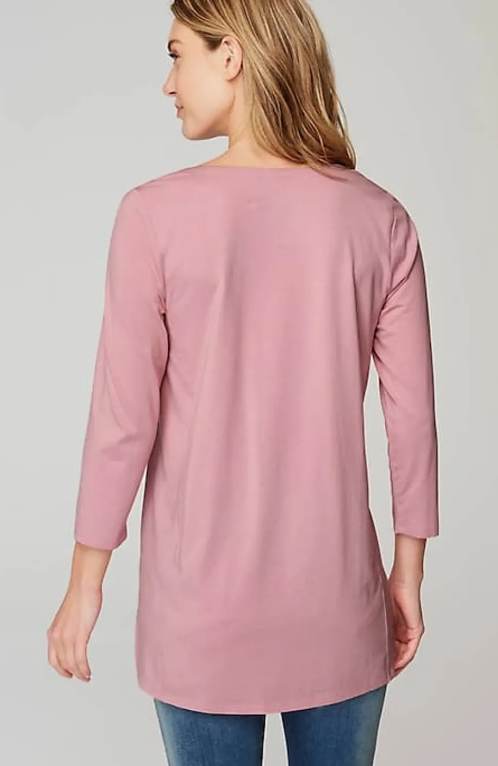 Luxe Supima® A-Line Tunic | Jjill
