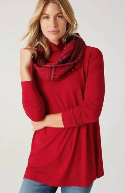 Luxe Supima® Everyday Turtleneck Tunic | Jjill