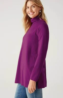 Luxe Supima® Everyday Turtleneck Tunic | Jjill