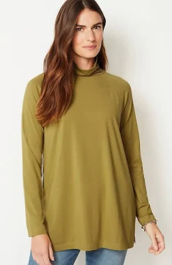 Luxe Supima® Everyday Turtleneck Tunic | Jjill