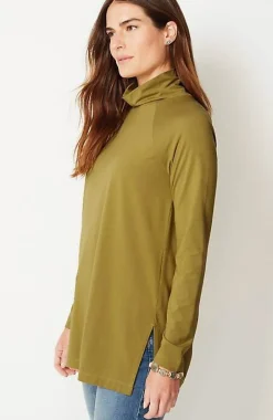 Luxe Supima® Everyday Turtleneck Tunic | Jjill
