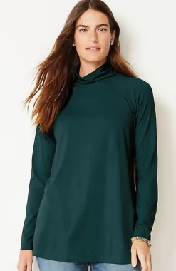 Luxe Supima® Everyday Turtleneck Tunic | Jjill