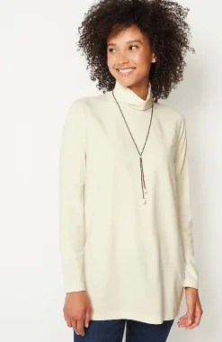 Luxe Supima® Everyday Turtleneck Tunic | Jjill