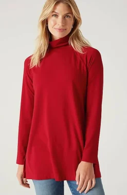 Luxe Supima® Everyday Turtleneck Tunic | Jjill