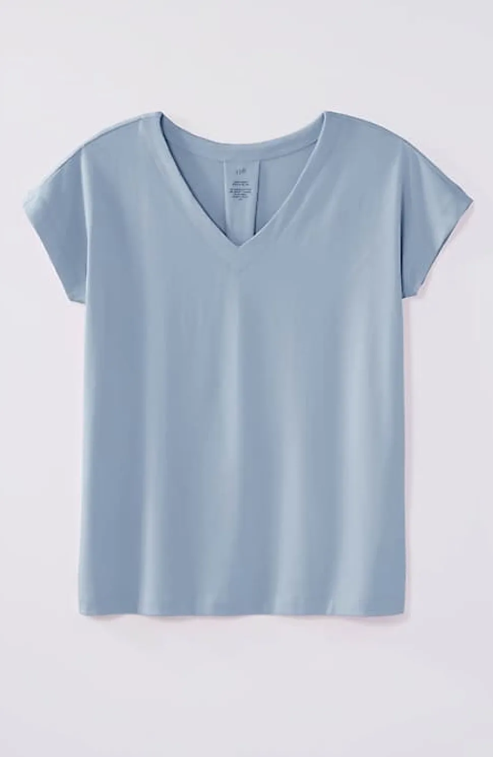 Luxe Supima® Pleat-Back Tee | Jjill