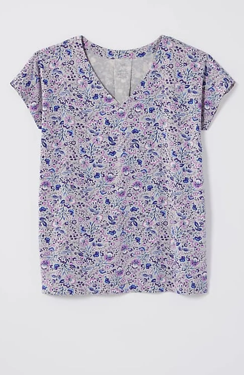 Luxe Supima® Pleat-Back Tee | Jjill