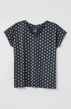 Luxe Supima® Pleat-Back Tee | Jjill