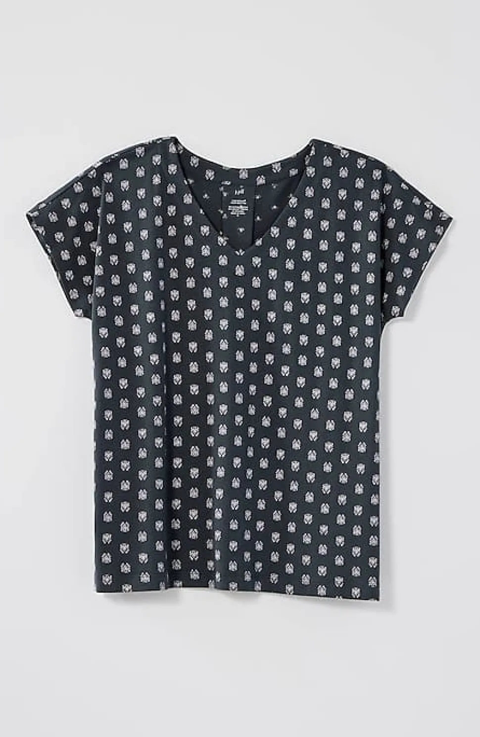 Luxe Supima® Pleat-Back Tee | Jjill