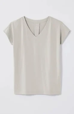 Luxe Supima® Pleat-Back Tee | Jjill
