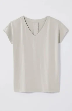 Luxe Supima® Pleat-Back Tee | Jjill